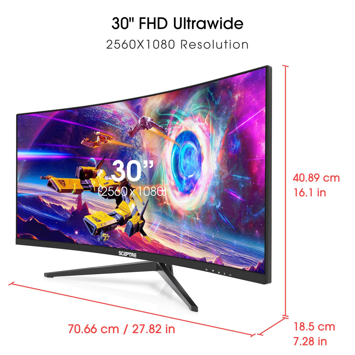 30-inch Curved Ultra Wide Gaming Monitor 200Hz C4051