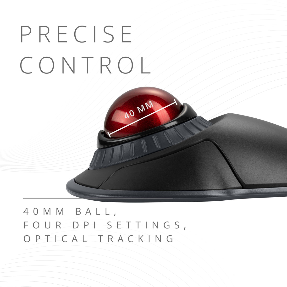 Wireless Trackball with Scroll Ring L3488