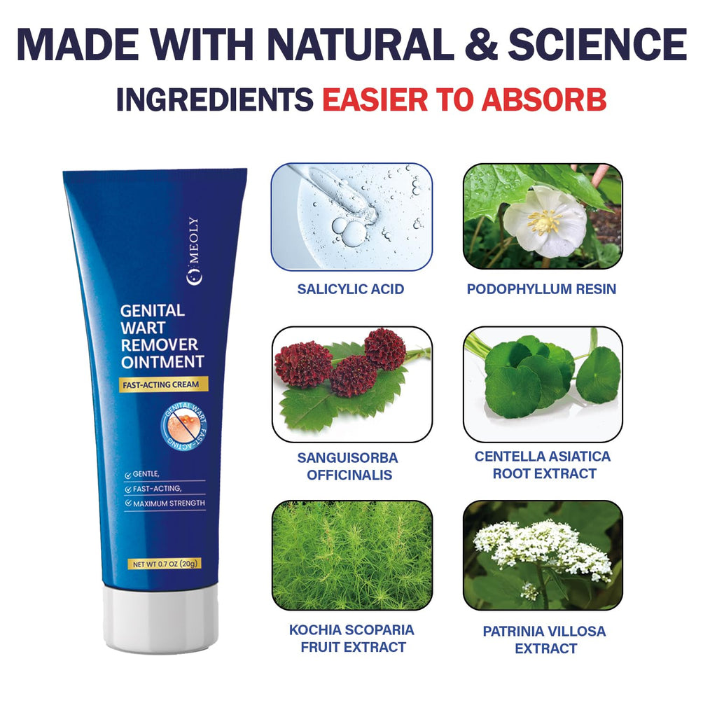 Genital Wart Remover Cream 0.7 oz H164