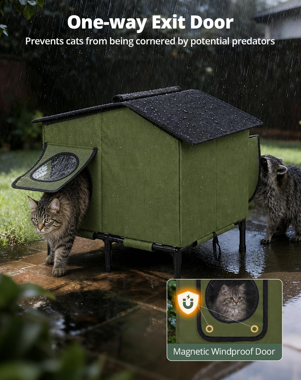 Heated Cat House P23268