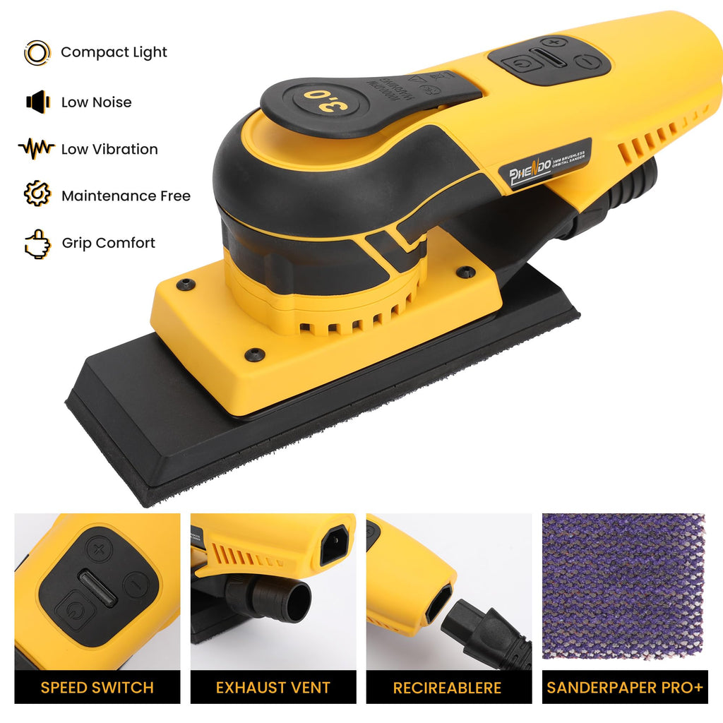 350W 3A Electric Random Orbital Sander T219