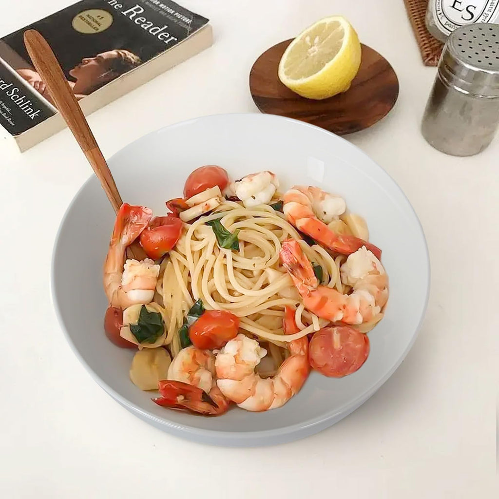 40 oz White Ceramic Bowl Set of 4 E600224