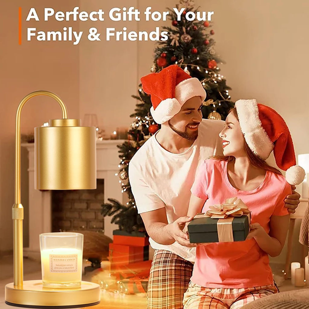 Height Adjustable Electric Candle Warmer Lamp with Timer & Dimmer F35428