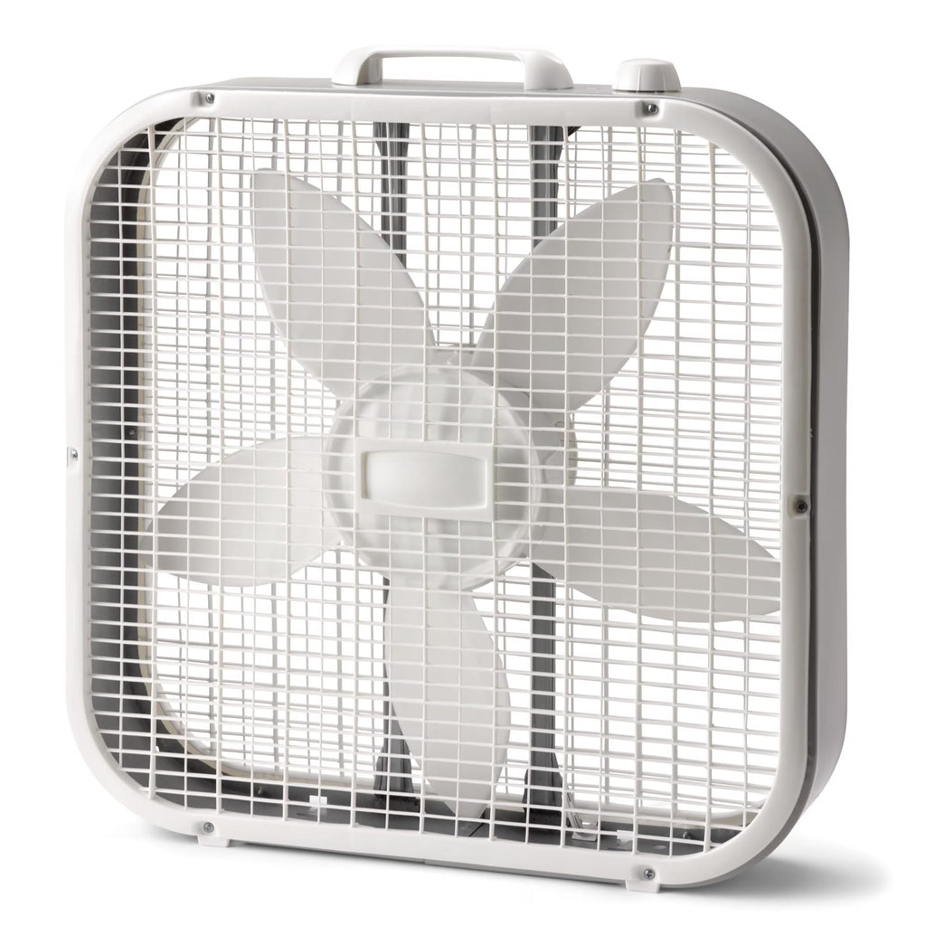 20 Inch 3 Speed White Box Fan M5680