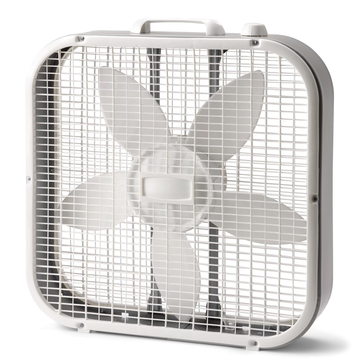 20 Inch 3 Speed White Box Fan M5680