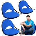 4 Pcs Adjustable Folding Portable Stadium Seats with Back Q50174