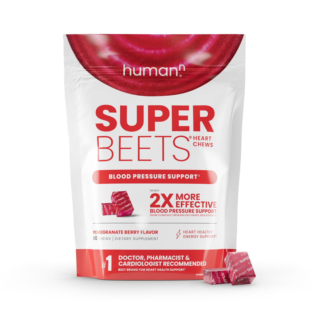 SuperBeets Heart Chews & SuperBerine Capsules W365