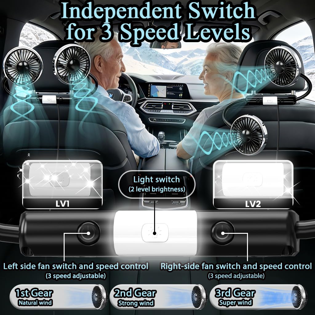 Car Backseat Fans N337974
