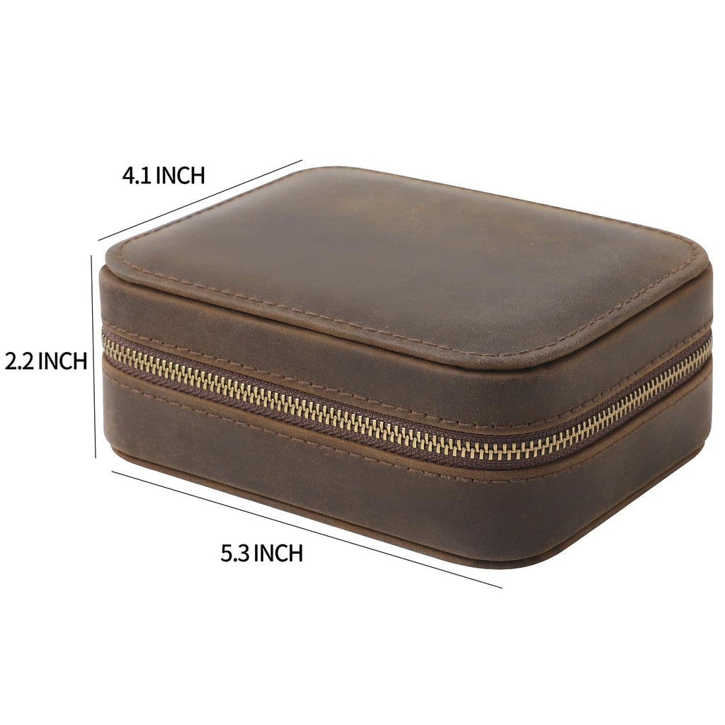 Leather Guitar Pick Case Holder Box Y59144