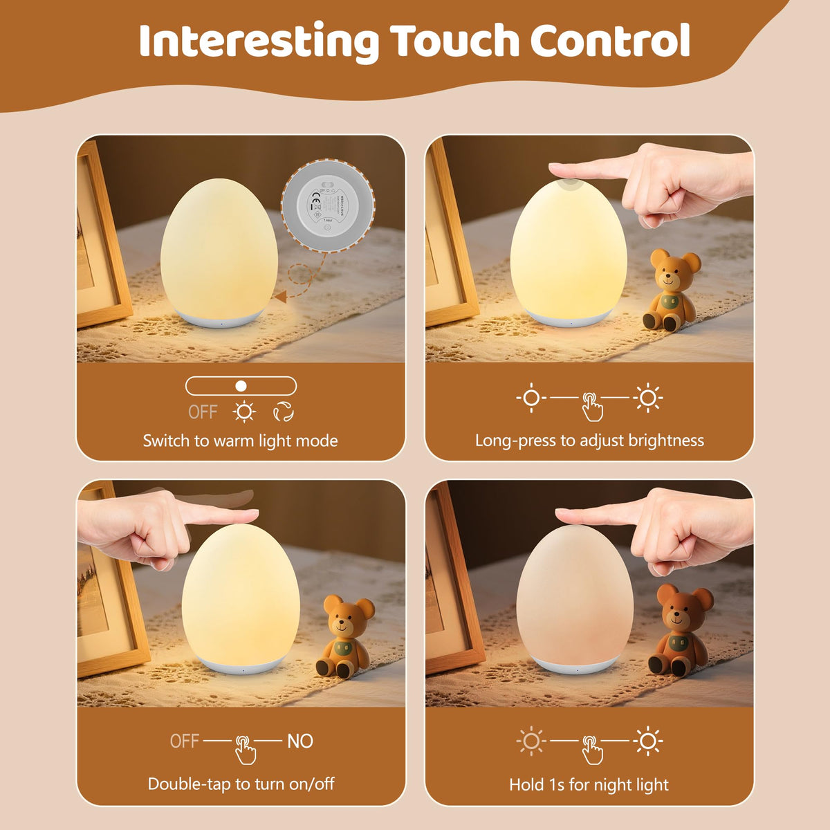 7 Colors Changing Night Light H7115