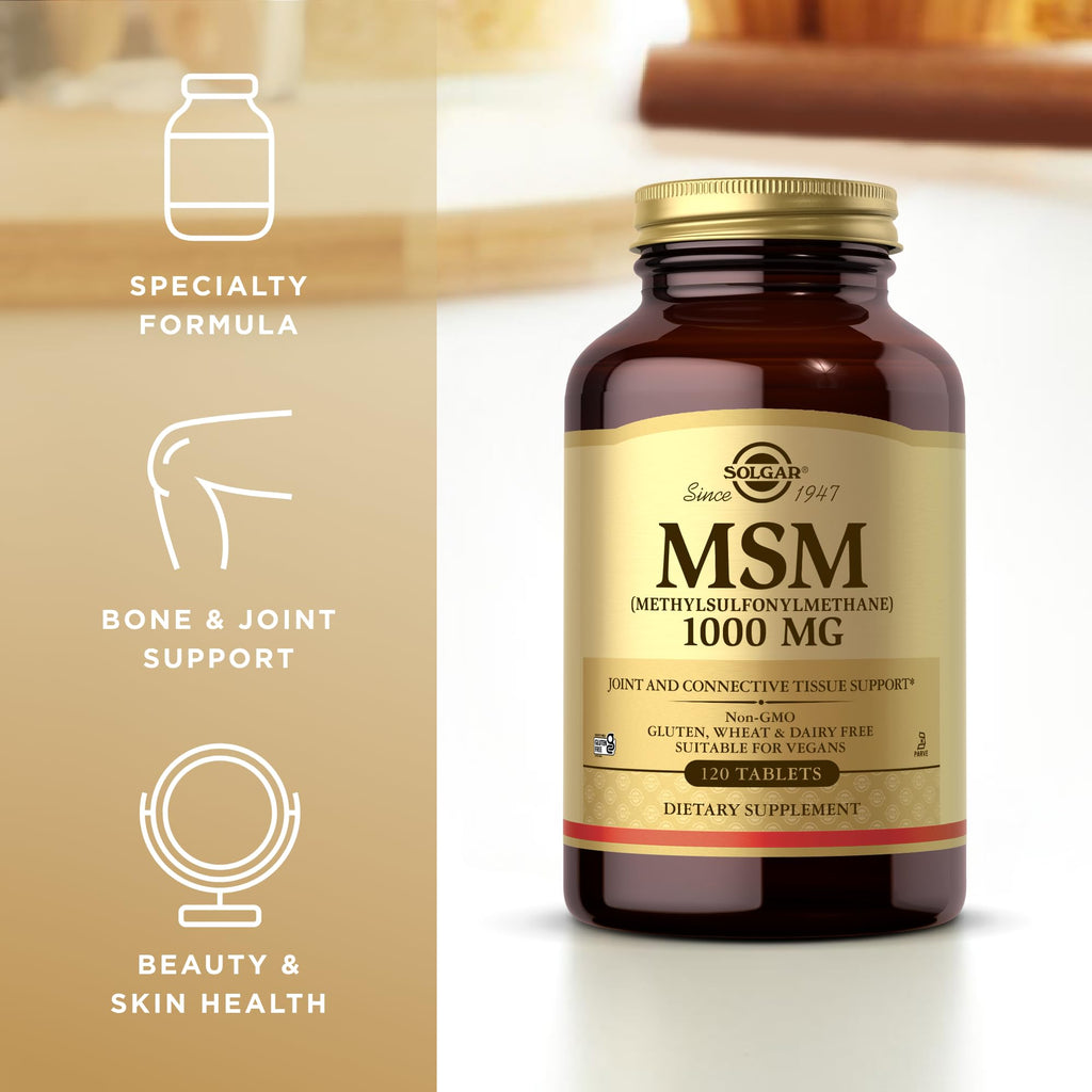 MSM 1000 mg 120 Tablets A14943