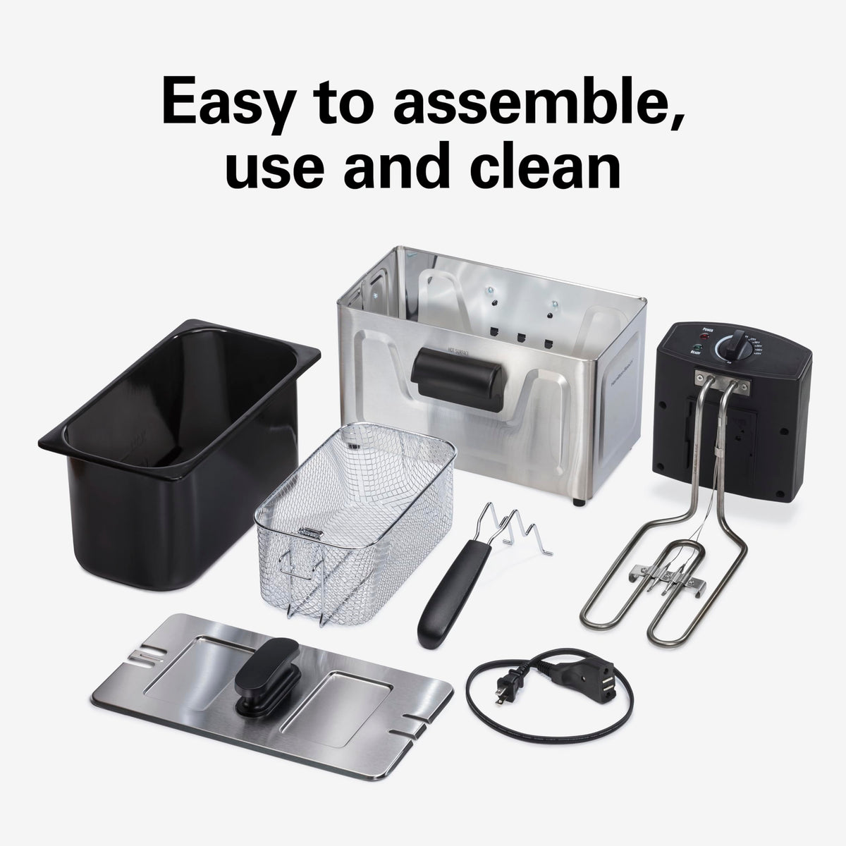 3 Liter Electric Deep Fryer with Basket R980514