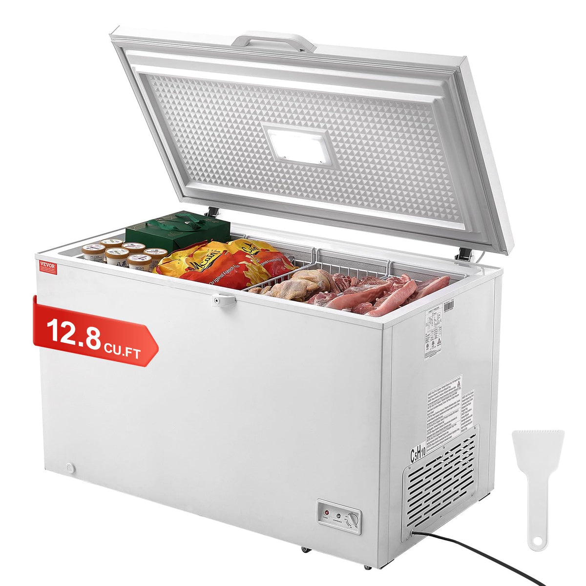 12.8 Cu.ft Chest Freezer with 4 Removable Baskets F14216
