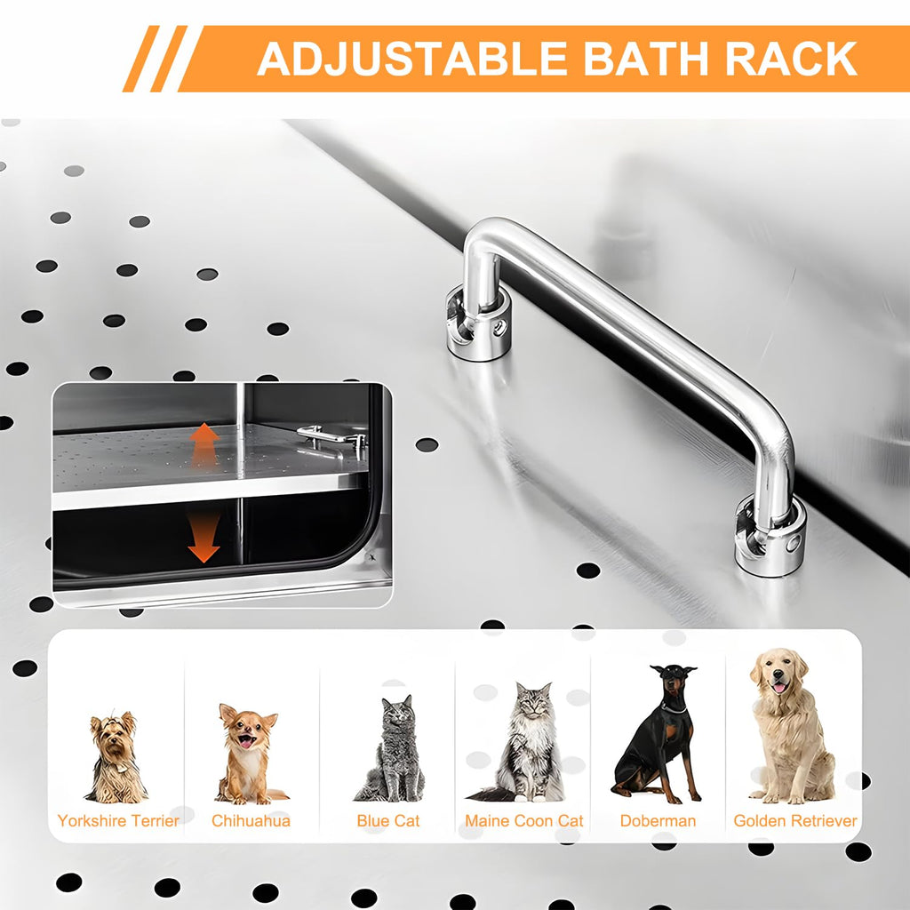 Stainless Steel Dog Grooming Tub P118456