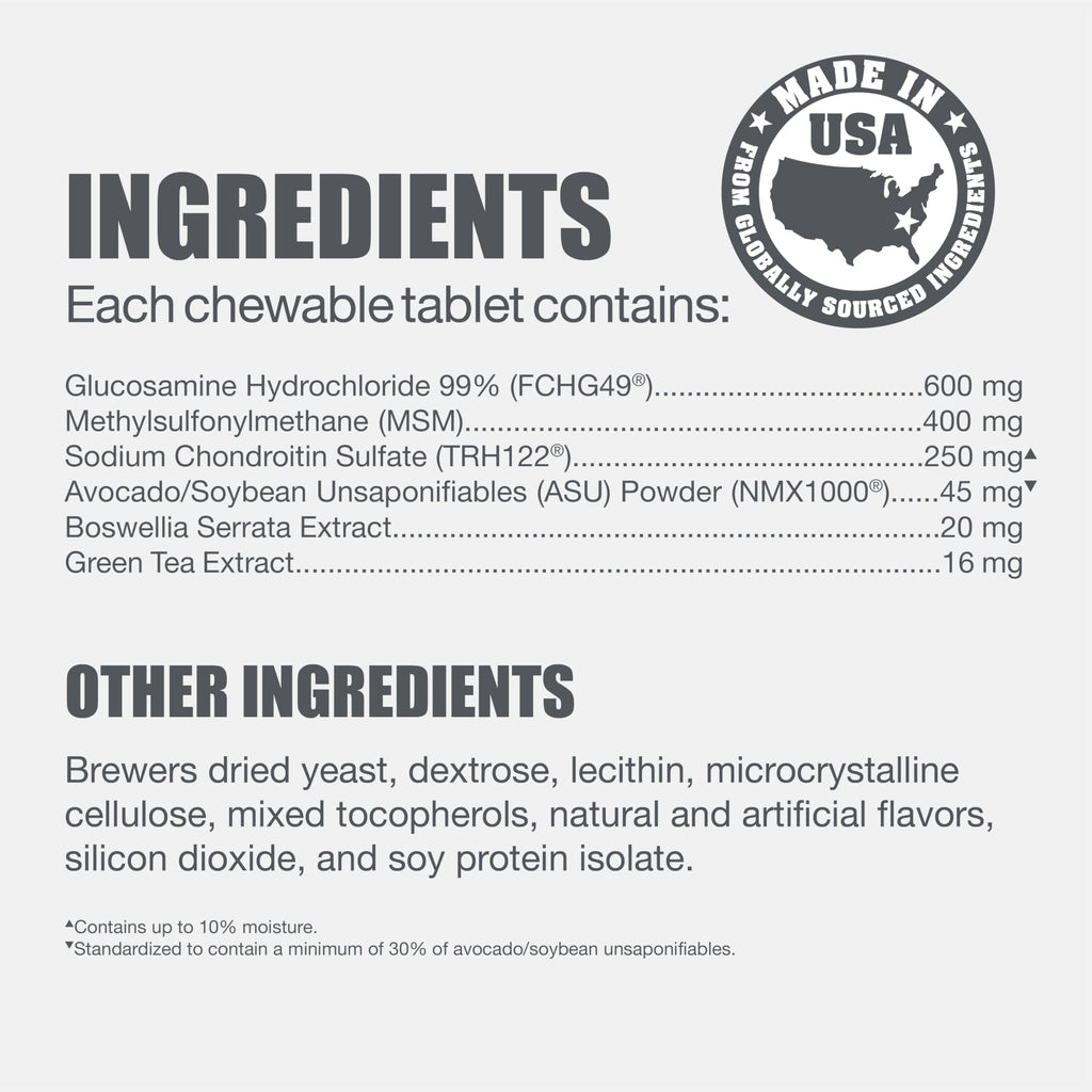 Joint Supplement Chew Tablets 84ct H197