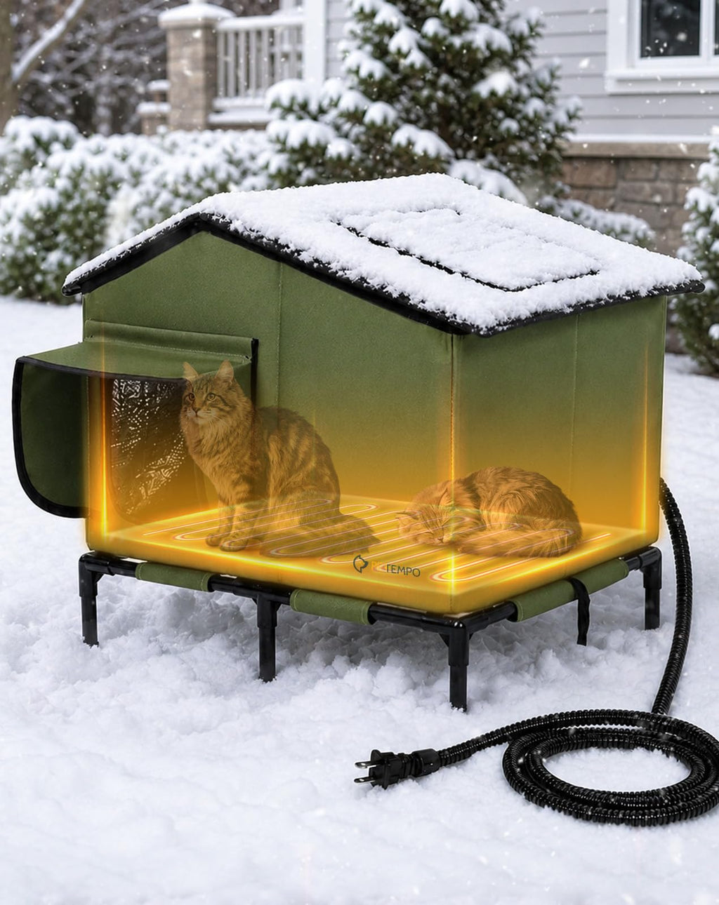 Heated Cat House P23268