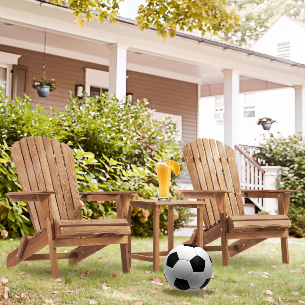 Solid Cedar Wood Folding Adirondack Chair Set of 2 Z9374