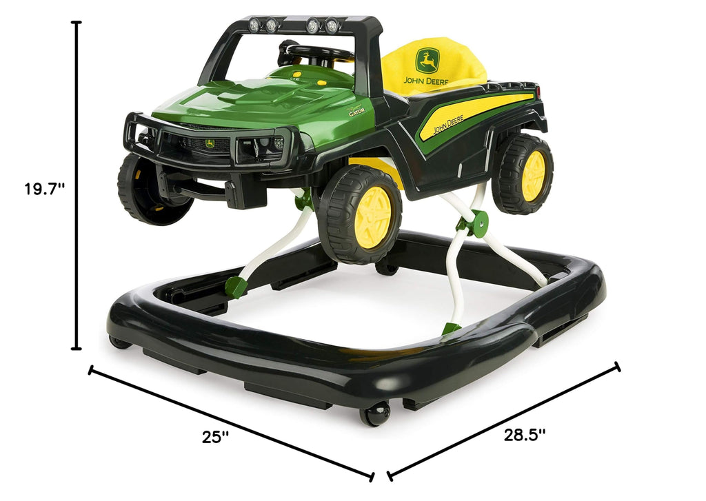 Green Baby Activity Center & Push Walker with Steering Wheel Toy F445516