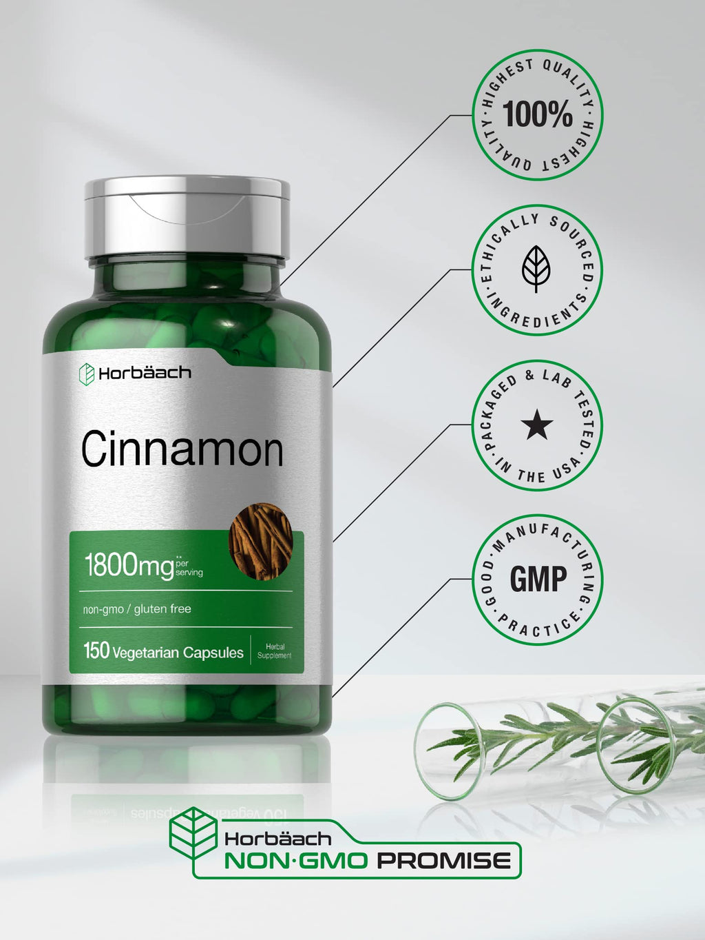 Cinnamon Capsules 150 Count I243