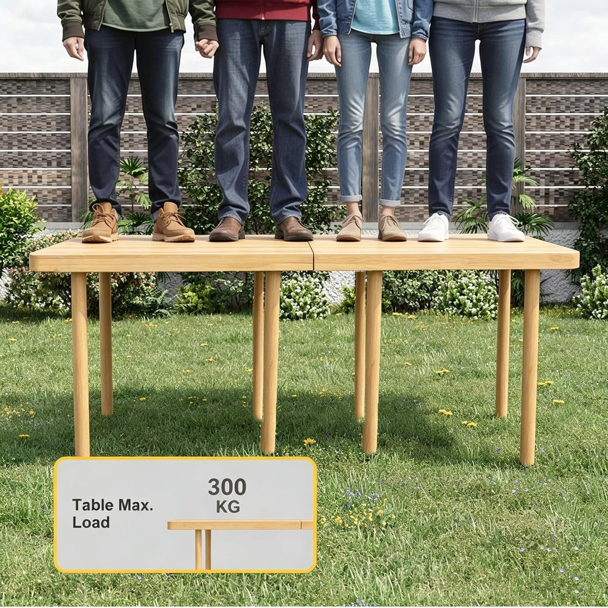 Wood Folding Picnic Table P401