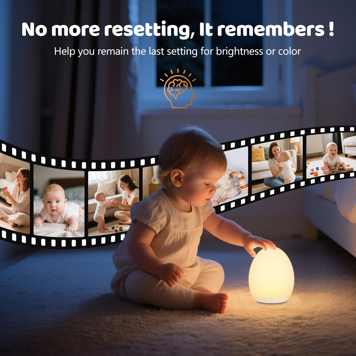 7 Colors Changing Night Light H7115