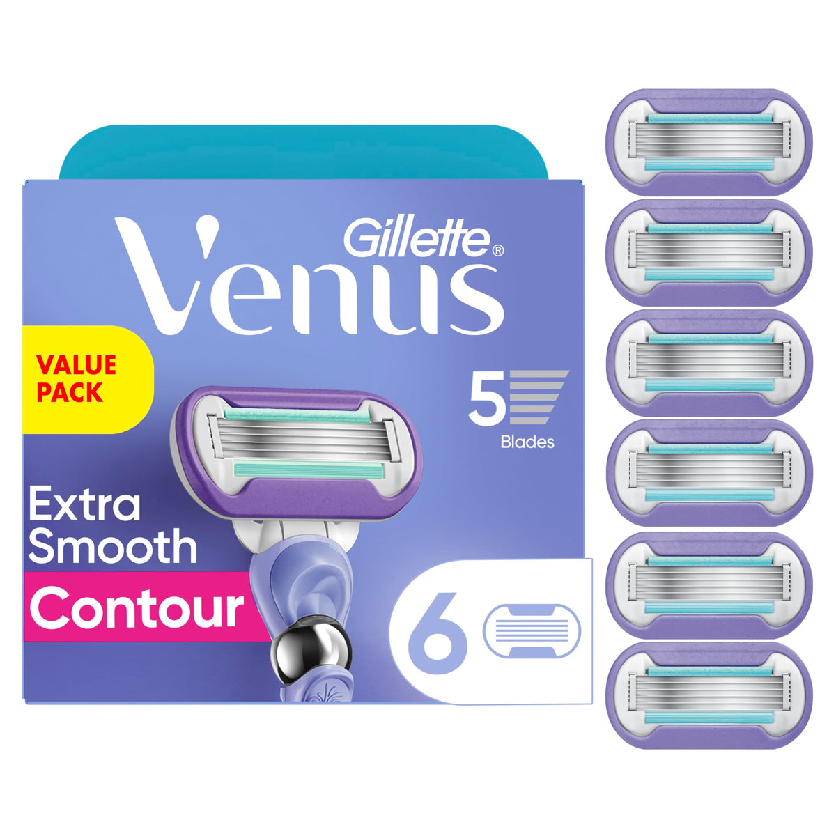 6 Count Womens Razor Blade Refills S717824