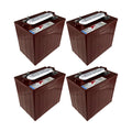 6V 225Ah Deep-Cycle Flooded Battery Pack of 4 O65596
