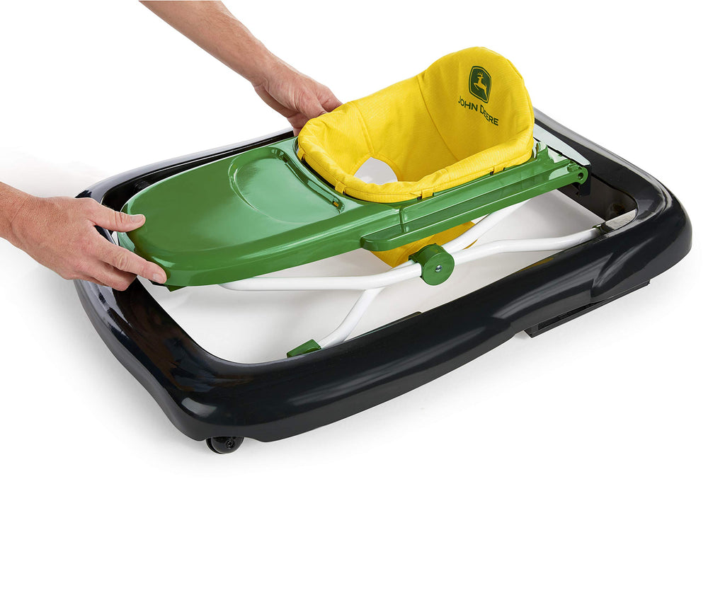 Green Baby Activity Center & Push Walker with Steering Wheel Toy F445516