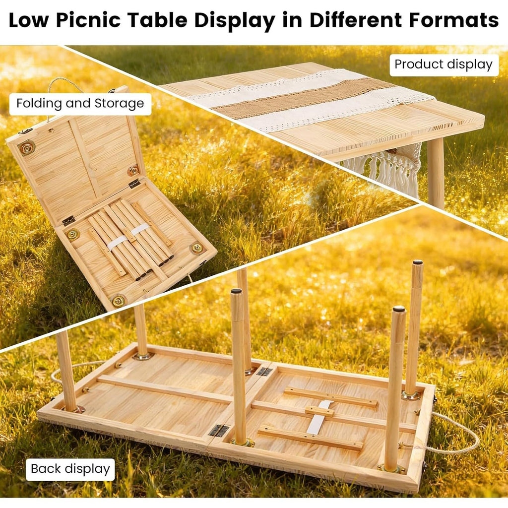 Wood Folding Picnic Table P401