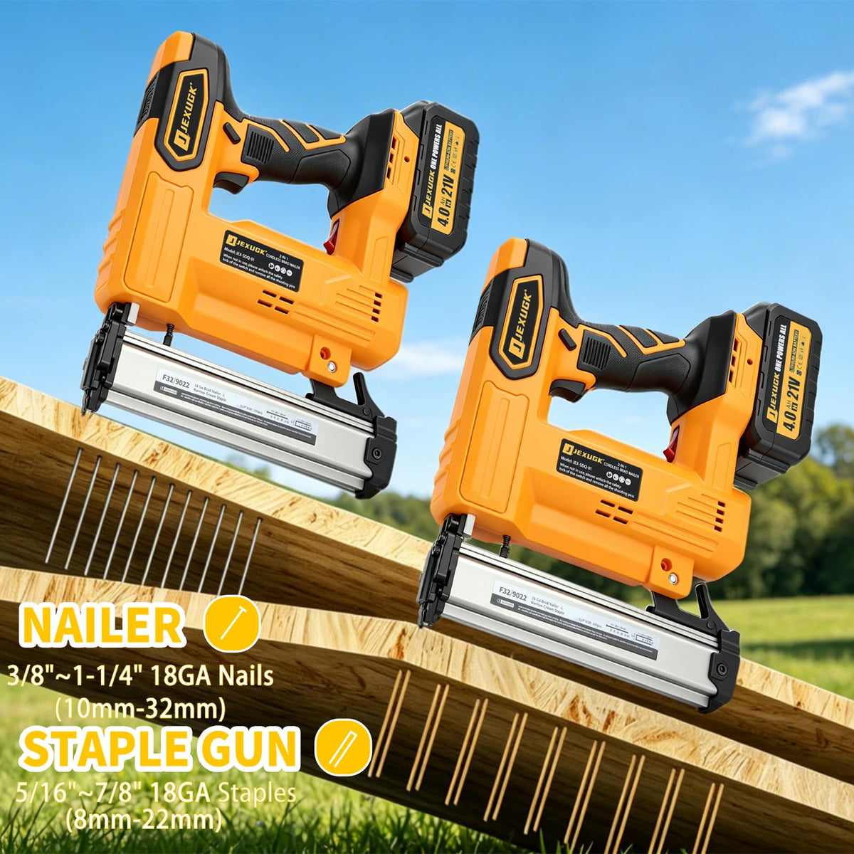 Cordless Nail Gun with Battery F3429