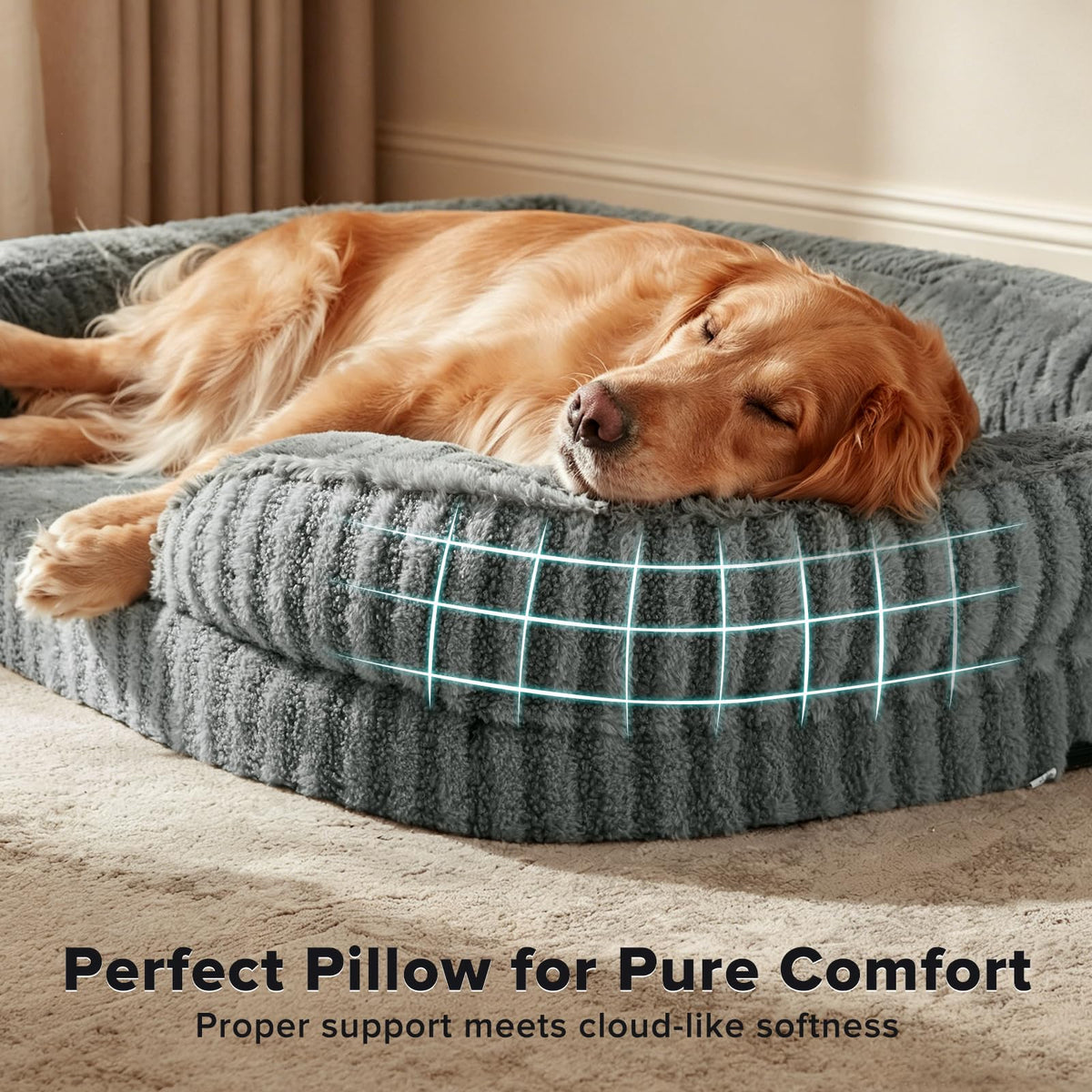 Washable 42" Orthopedic Dog Bed K86057