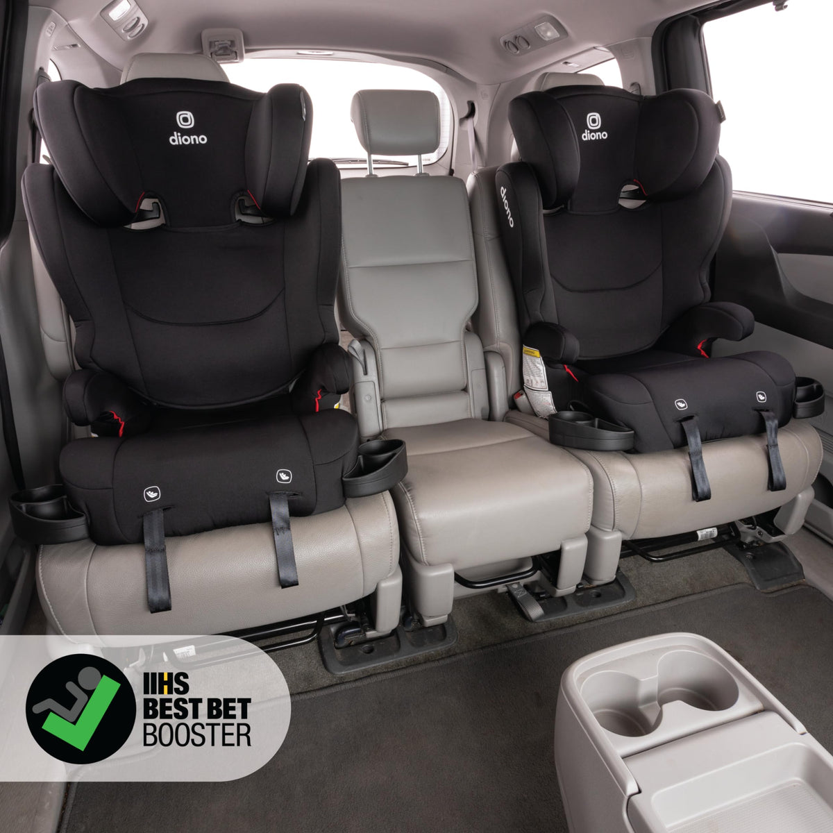 2-in-1 Belt Positioning Booster Seat, Black G4114