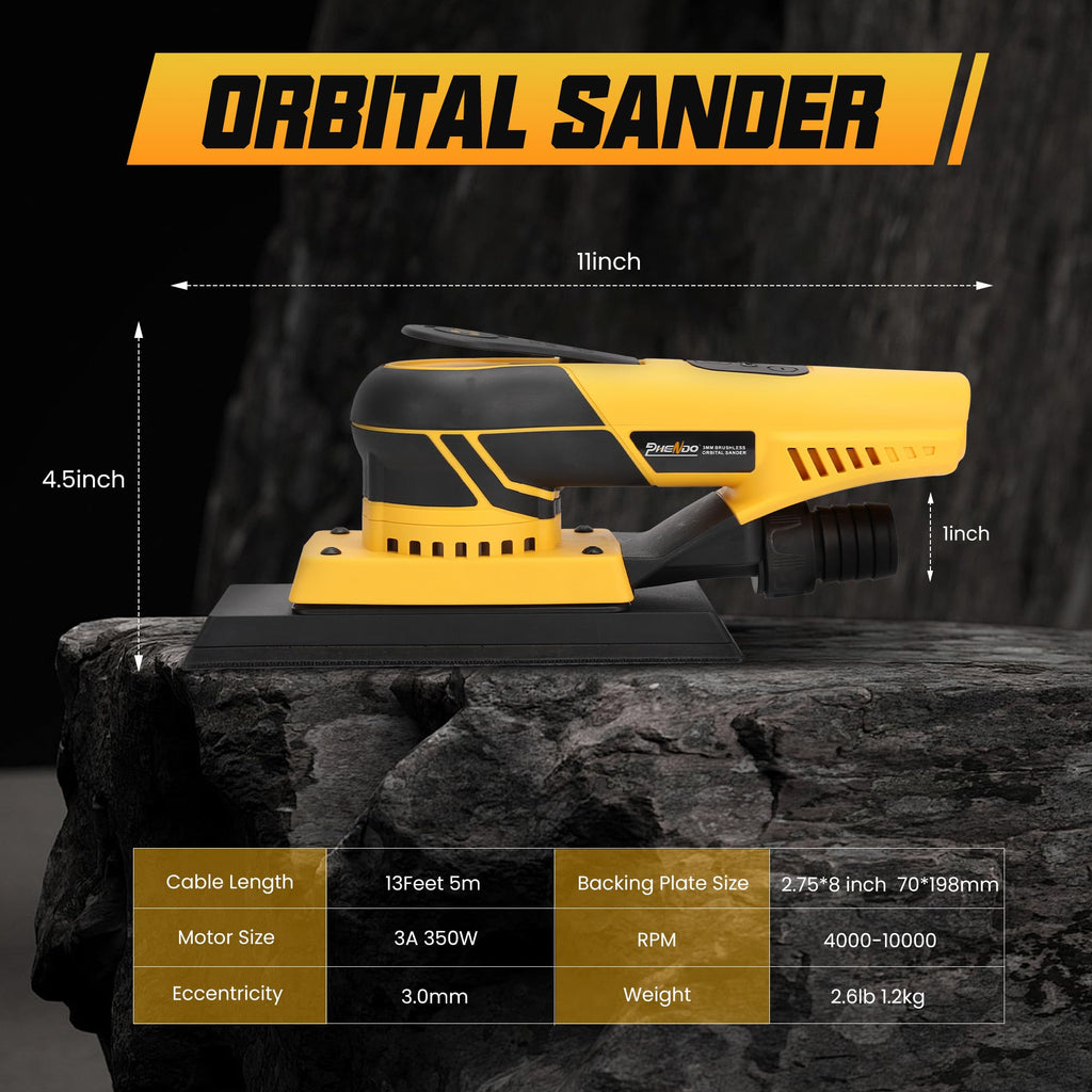 350W 3A Electric Random Orbital Sander T219