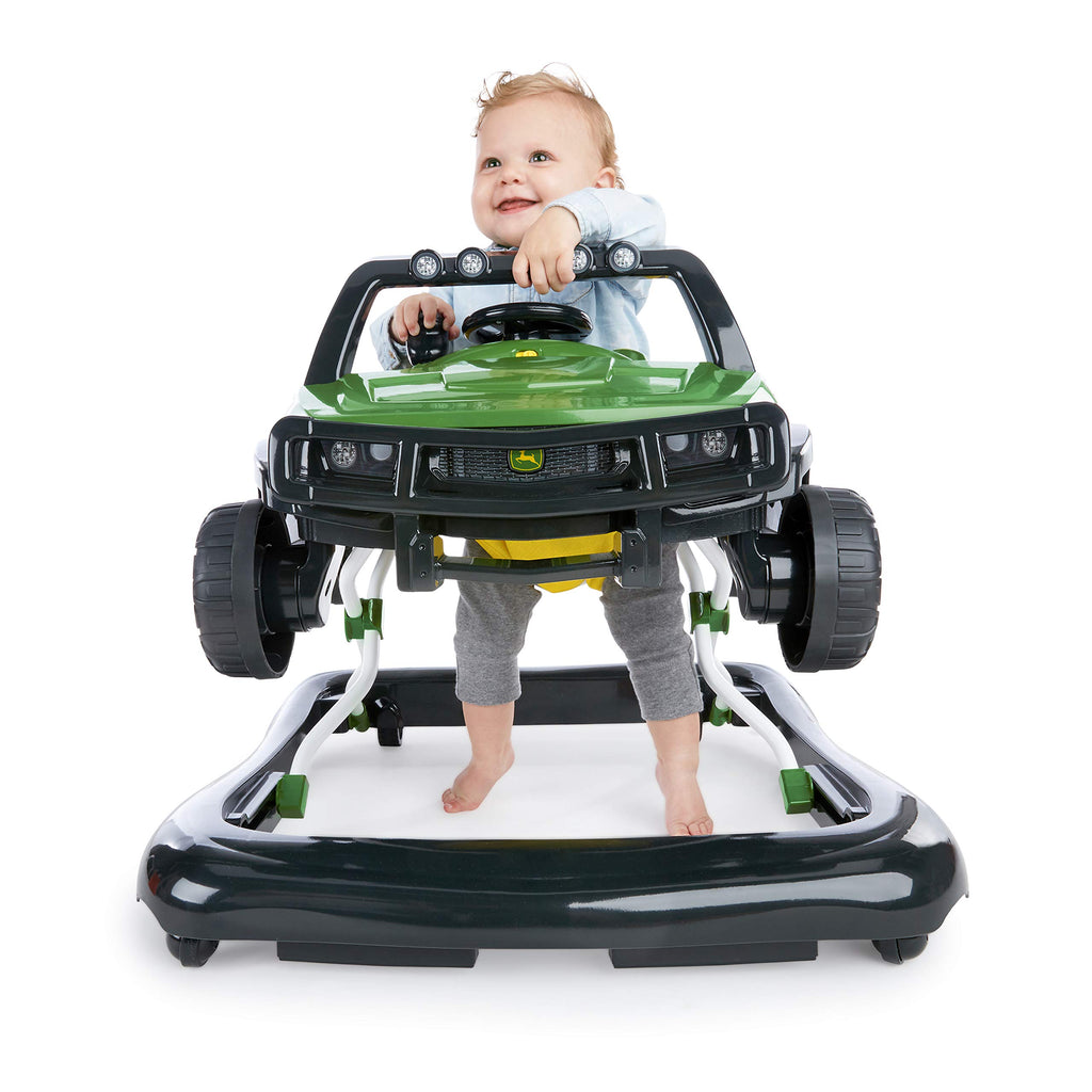 Green Baby Activity Center & Push Walker with Steering Wheel Toy F445516
