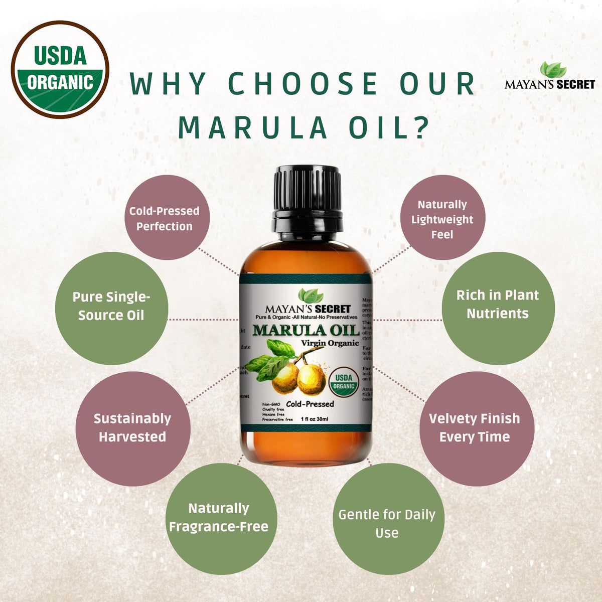 Organic Marula Oil 1 oz P60887
