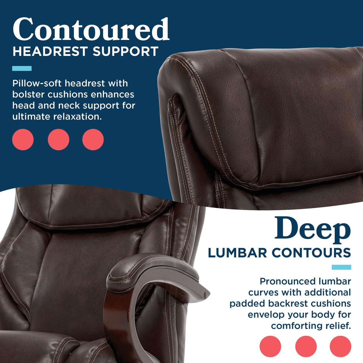 Executive Ergonomic Office Chair with Lumbar Support A440