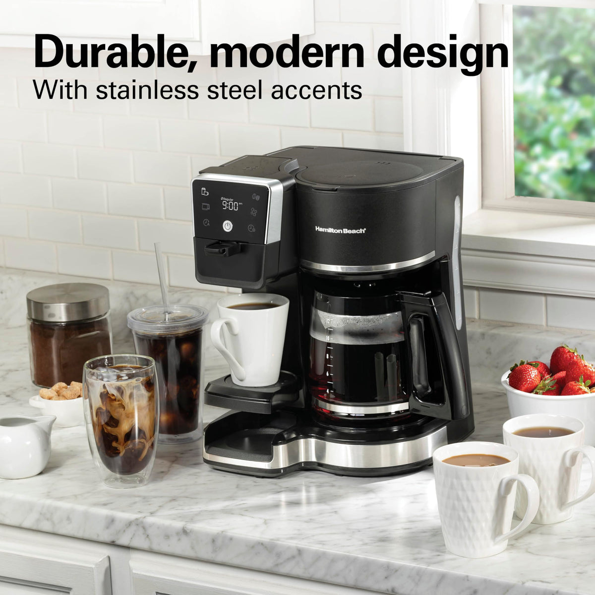 2-Way Drip Coffee Maker & Single Serve Coffee Machine G985897