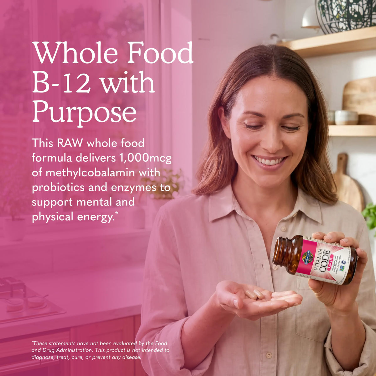 Vegan B-12 Methylcobalamin 30 Capsules F7005