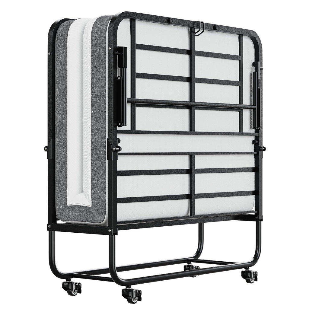 Twin Folding Bed with 5" Memory Foam Mattress P203