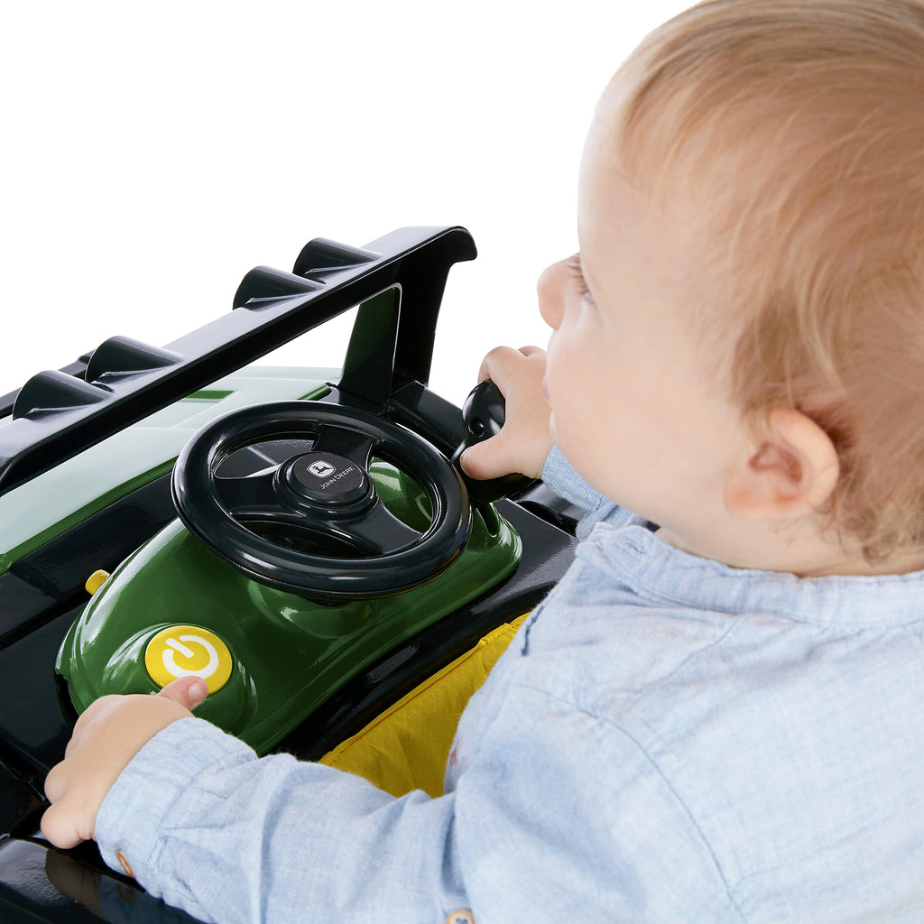 Green Baby Activity Center & Push Walker with Steering Wheel Toy F445516