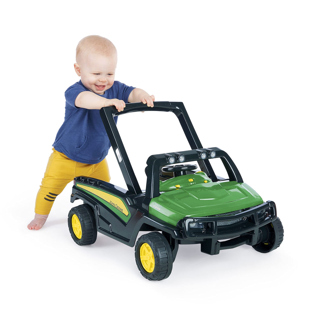 Green Baby Activity Center & Push Walker with Steering Wheel Toy F445516