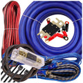 1/0 Gauge Amplifier Wiring Kit with 17 ft Power Wire A410