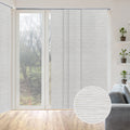 Natural Woven Light Filtering Panel Track Blinds U1348
