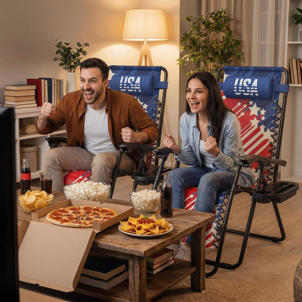 Zero Gravity Reclining Camping Chairs 2 Pack N957797