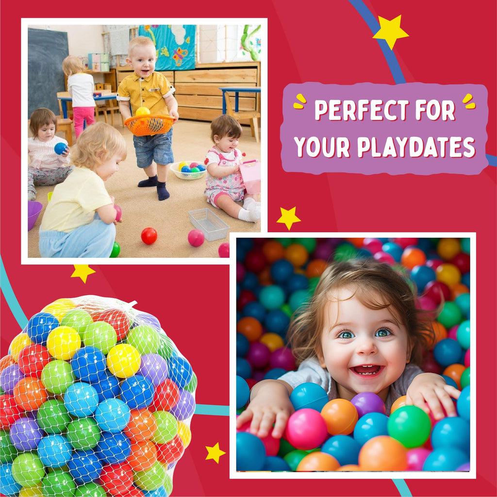 200 Count Plastic Ball Pit Balls S563
