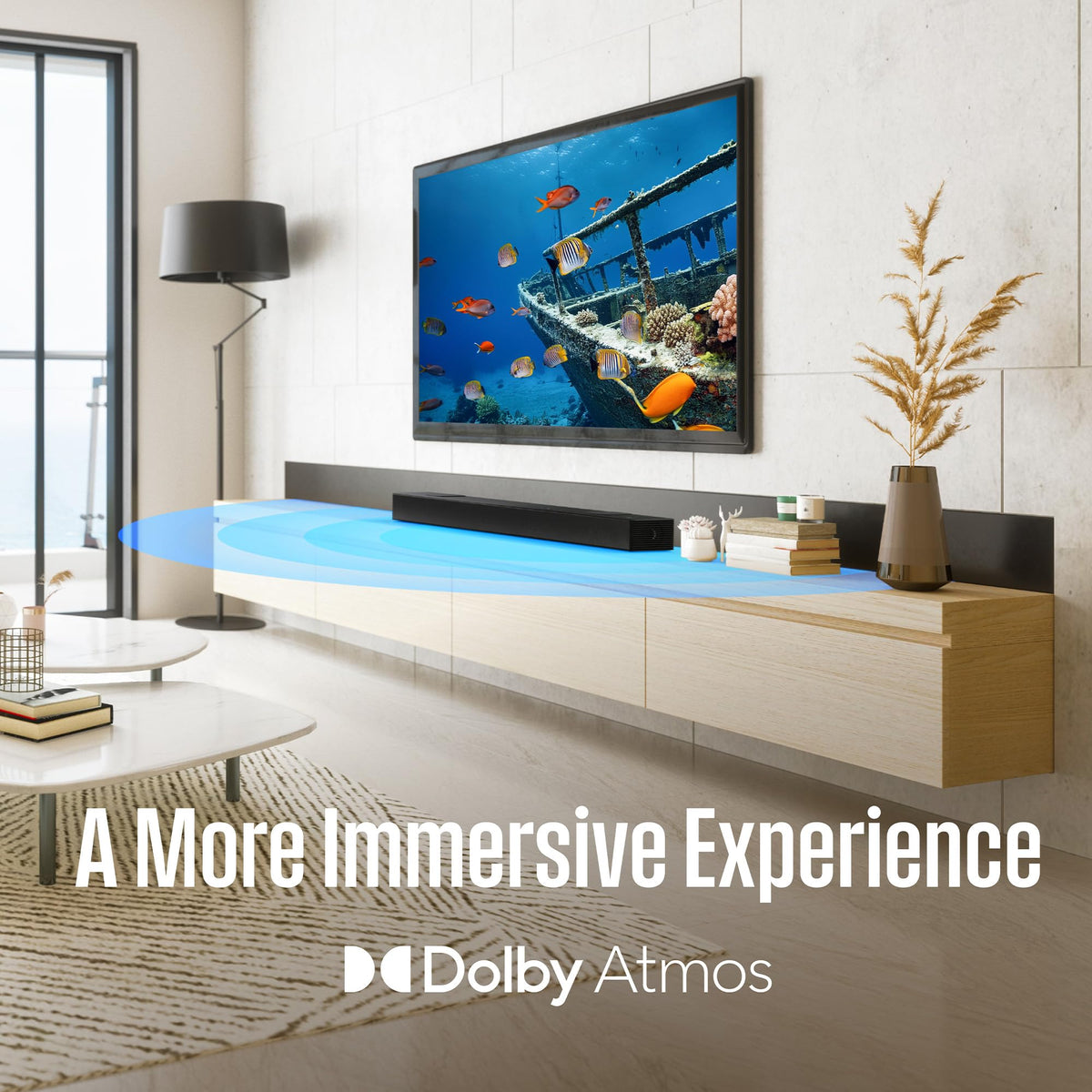 4K 50 Inch TV and 3.1.2 Sound Bar R467