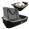 Large Dog Car Seat Portable Travel Dog Bed Velvet Memory Foam C2675