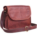 Brown Leather Crossbody Purse Z857340