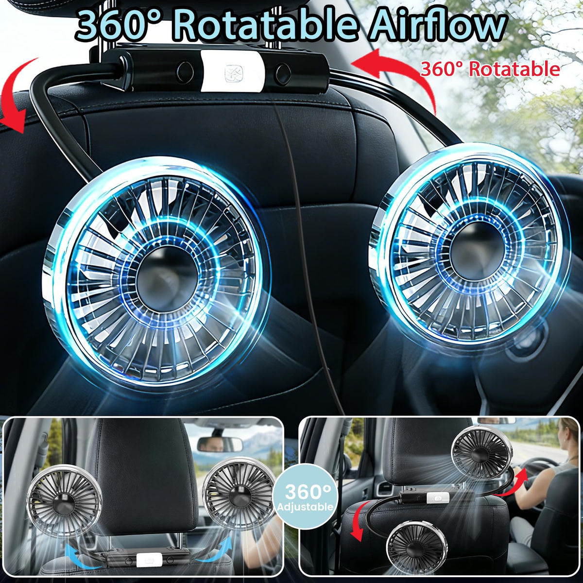 Car Backseat Fans N337974