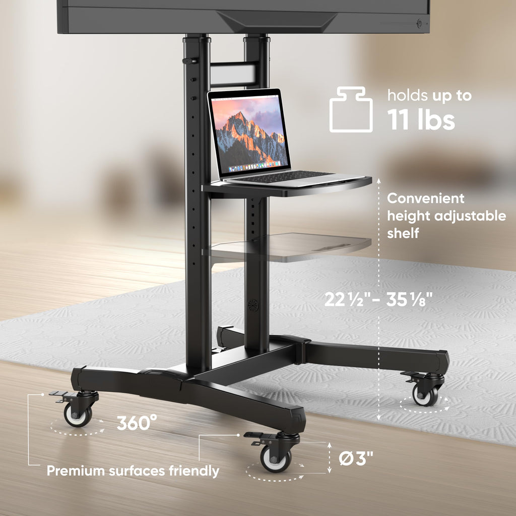 Mobile TV Stand 50-90 Inch Black J6550